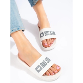 Damenhausschuhe Big Star weiß ff274A199101 2