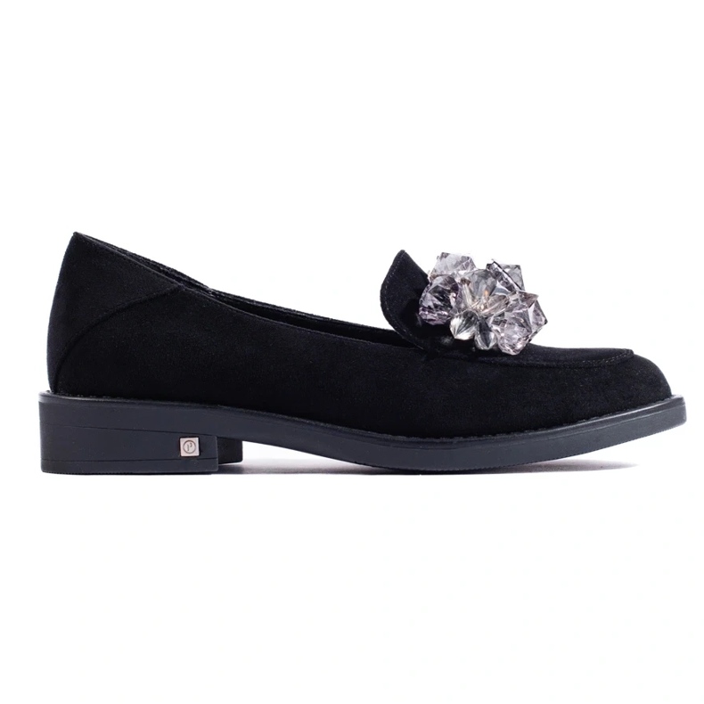 W. Potocki Schwarze Wildleder-Loafer für Damen von Potocki 2