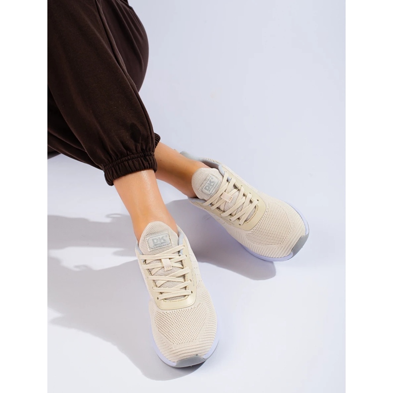 Beige Turnschuhe für Damen von DK 1