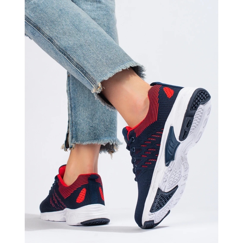 Marineblaue DK-Sportschuhe für Damen 1