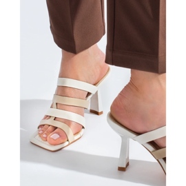 Weiße Shelovet-Sandalen für Damen 2