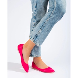 Rosa Ballerinas für Damen aus Shelovet-Öko-Leder 2