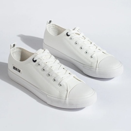 Weiße Herren-Sneaker aus ökologischem Leder Big Star KK174008 2