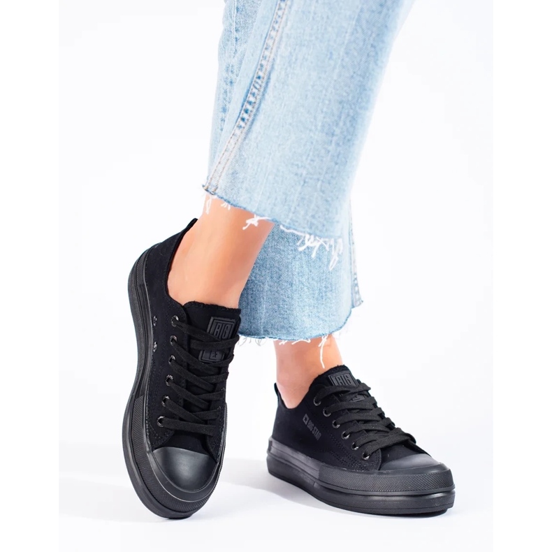 Schwarze Turnschuhe Big Star LL274967 2