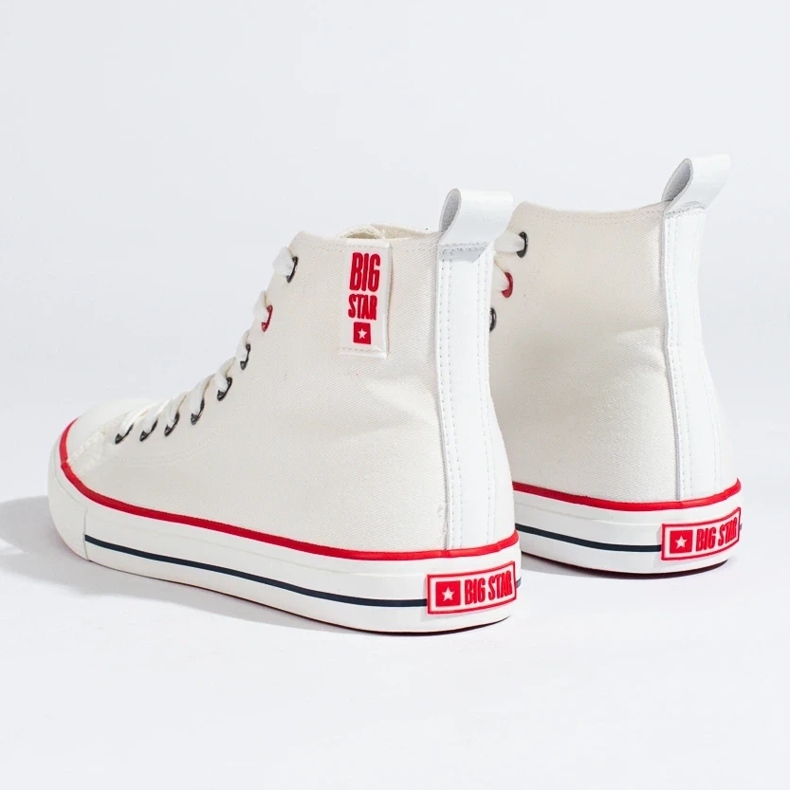 Weiße Big Star-High-Top-Sneaker für Herren 1