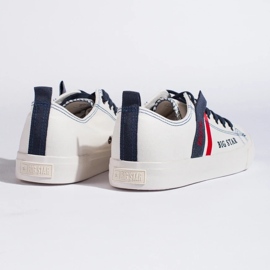 Weiße Herren-Sneaker aus ökologischem Leder Big Star LL174005 2