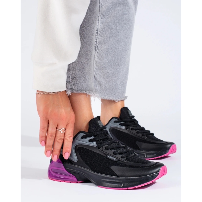 Schwarze Sportschuhe für Damen Big Star LL274335 2