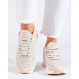 Beige Damen-Sportschuhe LL274336 Big Star 1