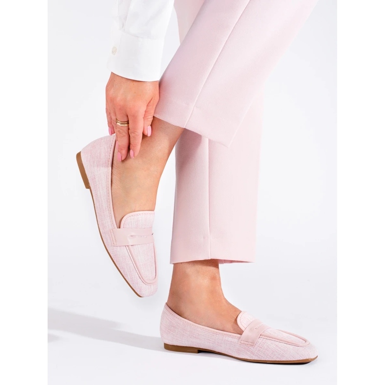 Elegante Damen-Slipper von Shelovet in Rosa 2