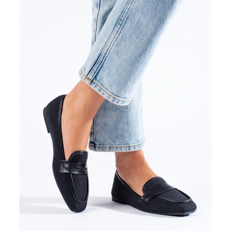 Elegante schwarze Damen-Slipper von Shelovet 1