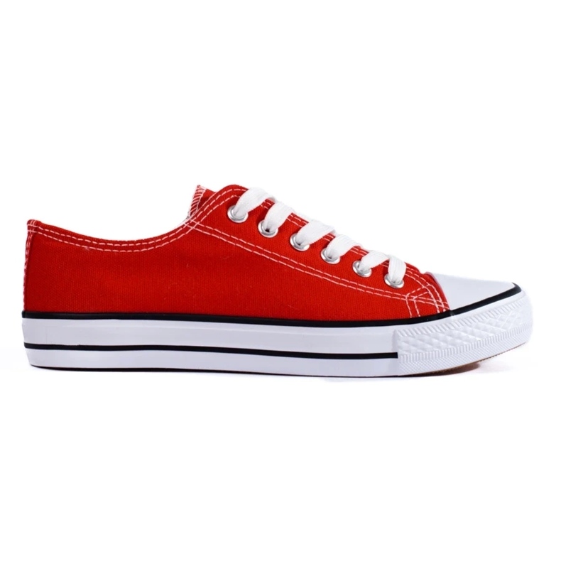Rote klassische Sneakers von Shelovet 1