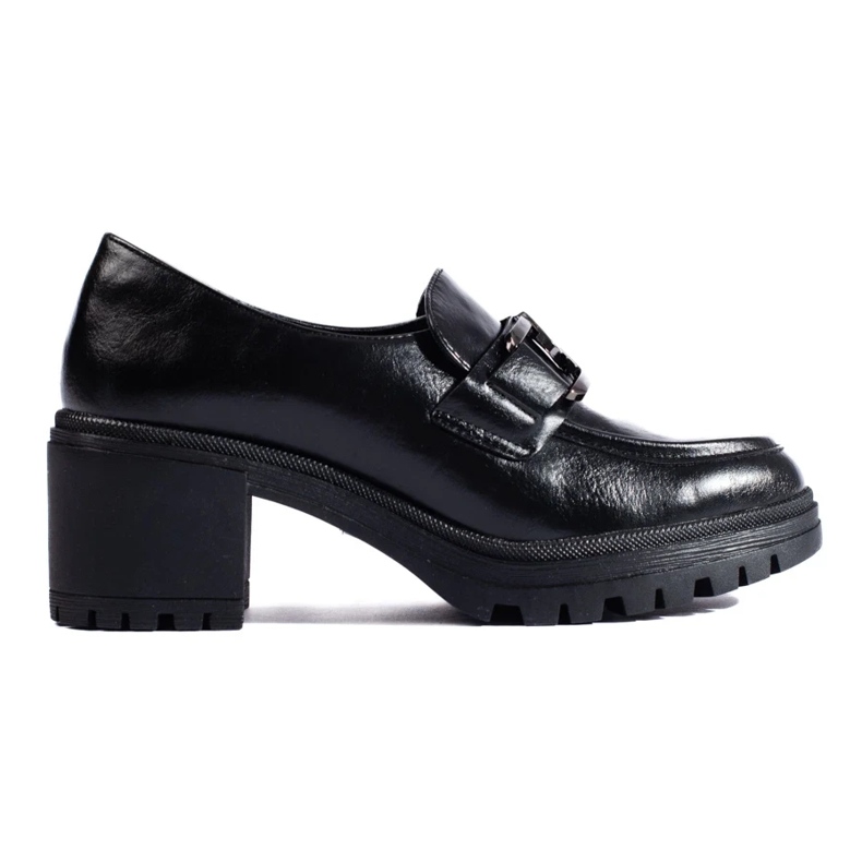 Schwarze Damenschuhe mit hohen Absätzen von Shelovet 1