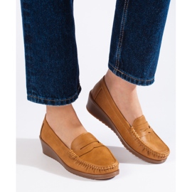 Braune Slipper für Damen 2