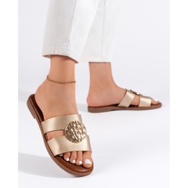 Goldene klassische Damen-Flip-Flops 2