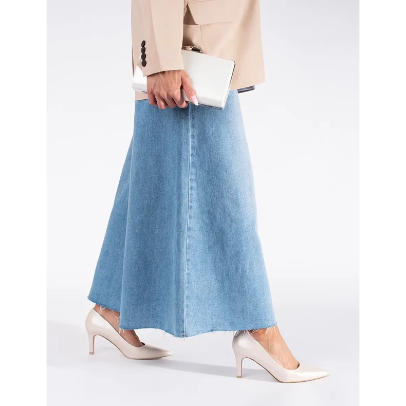 Klassische, elegante Perlen-Stiletto-Pumps beige 2