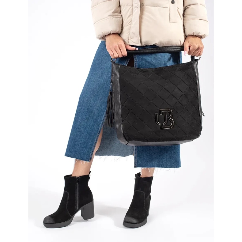 Schwarze Damen-Stiefeletten aus Leder von Sergio Leone 2