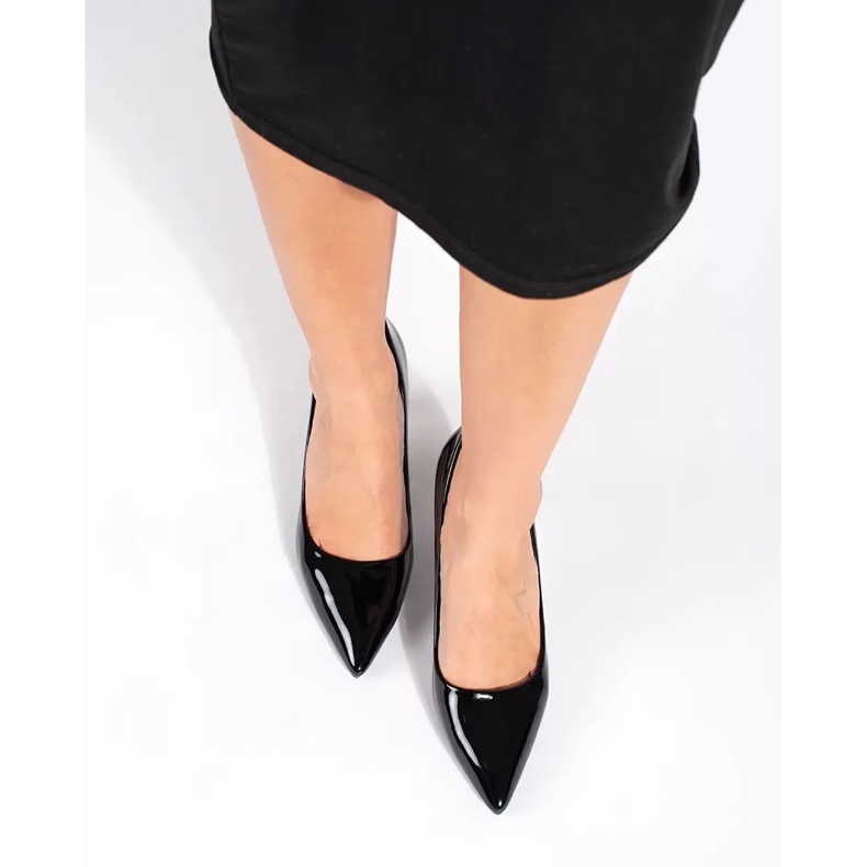 Seastar Lackierte klassische schwarze Damen-High-Heels 1