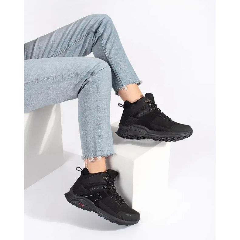 Vico Schwarze isolierte Trekkingschuhe 1