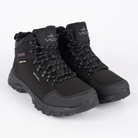 Vico Schwarze hohe Herren-Trekkingschuhe 1