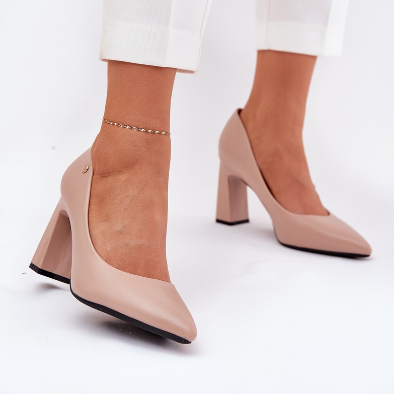 Vinceza Elegante Pumpen auf dem Vincez 62221 Barb beige 2