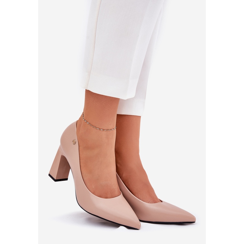 Vinceza Elegante Pumpen auf dem Vincez 62221 Barb beige 1