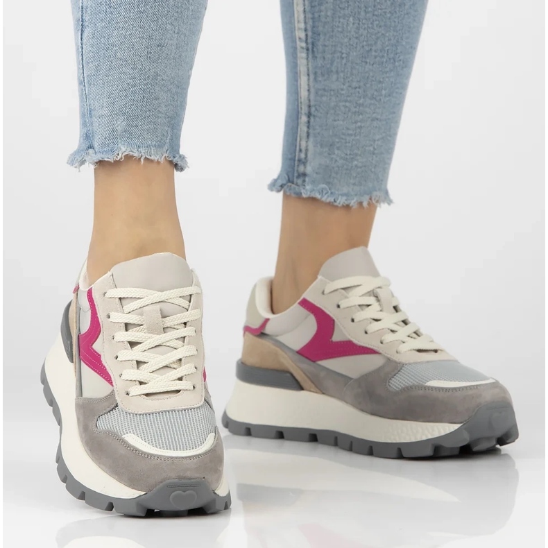 Filippo DP7070/25 Leder -Sneaker beige 2