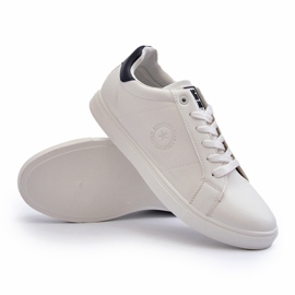 Niedrige Herren-Sneaker aus Öko-Leder Big Star NN174282 Weiß 3