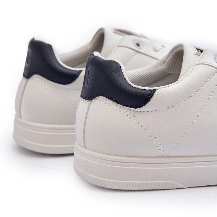 Niedrige Herren-Sneaker aus Öko-Leder Big Star NN174282 Weiß 1