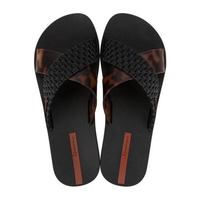Ipanema -Folie 27214 BC402 Black Leopard Flip -Flops schwarz 1