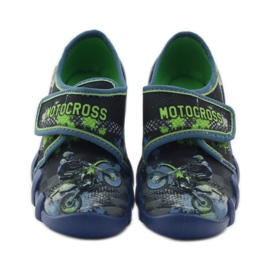 Befado Kinderschuhe Hausschuhe Turnschuhe 273x226 navy blau grün 4