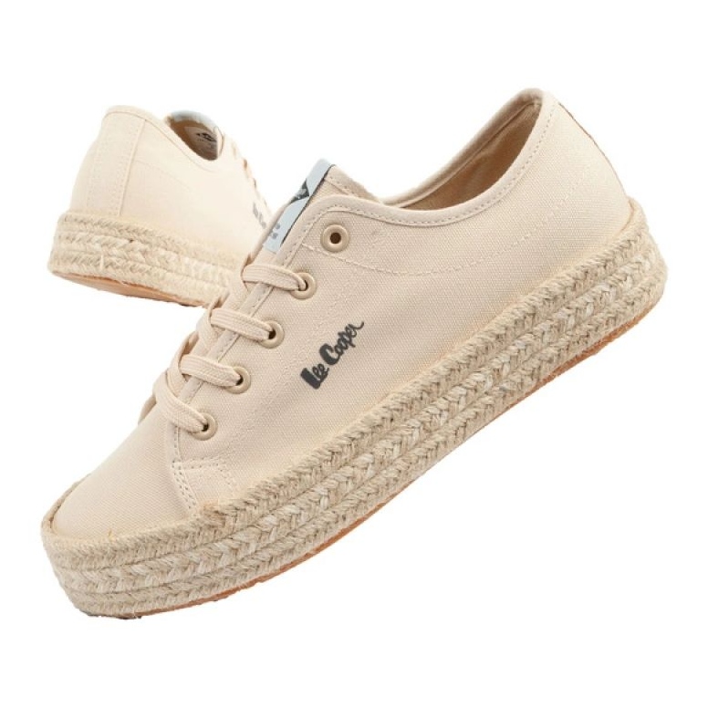 Lee Cooper LCW-25-44-3215L Schuhe Beige Espadrilles 1