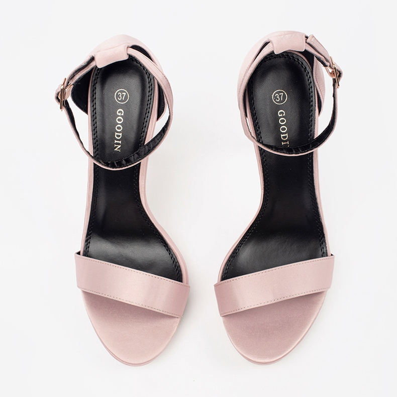 Shelovet Damen High Heel Sandalen rosa 1