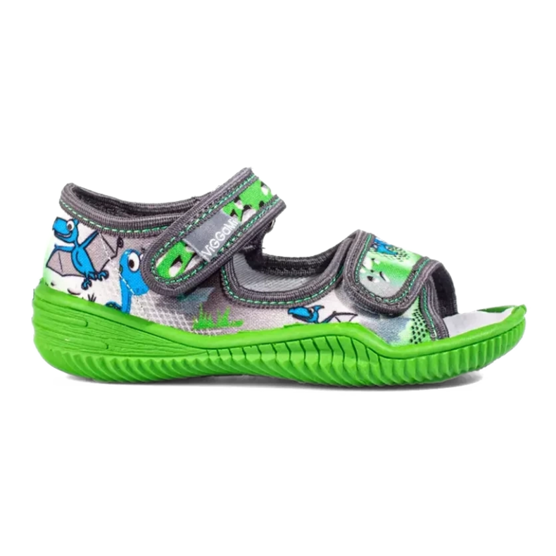 Viggami-Hausschuhe für Jungen grün 2