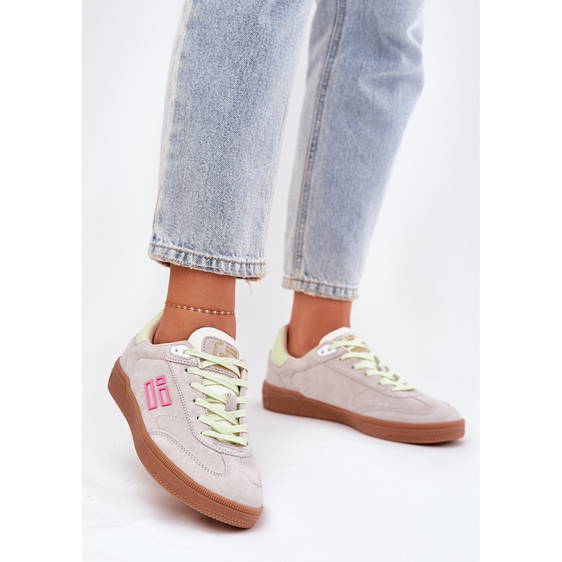 D.Franklin Wildledersportschuhe für Frauen D. Franklin DFSH387005 Truppen Weiß 2