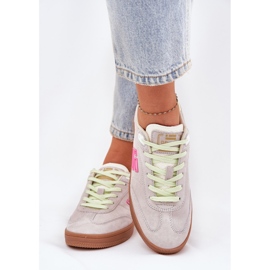 D.Franklin Wildledersportschuhe für Frauen D. Franklin DFSH387005 Truppen Weiß 3