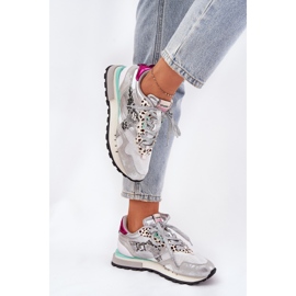 D.Franklin Sneakers Damen Sportschuhe D. Franklin DFSH378006 Silber silber- 4