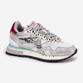 D.Franklin Sneakers Damen Sportschuhe D. Franklin DFSH378006 Silber silber- 5