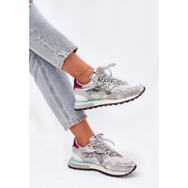 D.Franklin Sneakers Damen Sportschuhe D. Franklin DFSH378006 Silber silber- 9