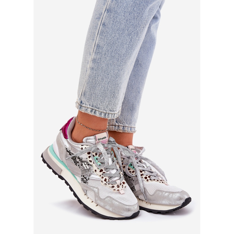 D.Franklin Sneakers Damen Sportschuhe D. Franklin DFSH378006 Silber silber- 1