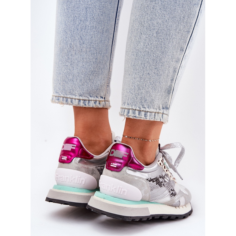 D.Franklin Sneakers Damen Sportschuhe D. Franklin DFSH378006 Silber silber- 2