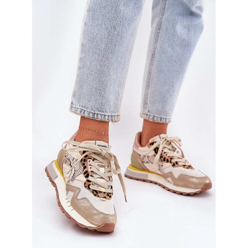 D.Franklin Sneakers Damen Sportschuhe D. Franklin DFSH378006 Gold golden 2