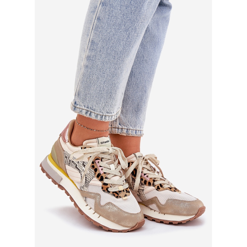 D.Franklin Sneakers Damen Sportschuhe D. Franklin DFSH378006 Gold golden 1