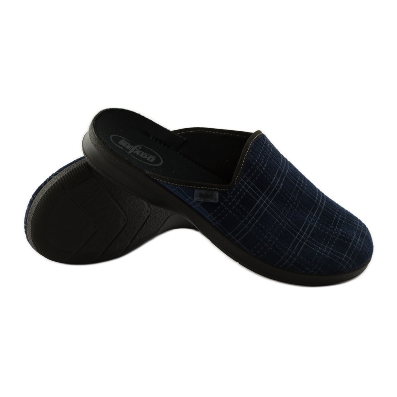Befado Hausschuhe 548m001 navy blau 3