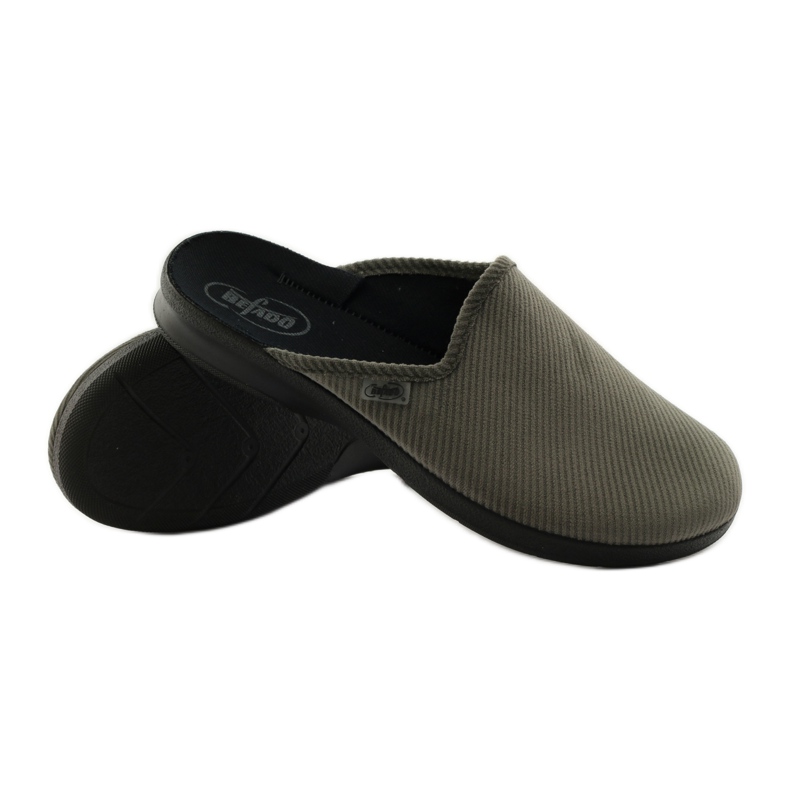 Befado Herrenschuhe Hausschuhe 548M008 Grau 3