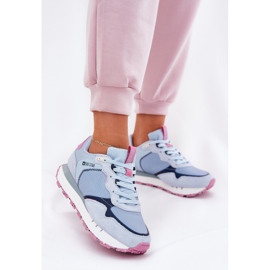 Women's Wildleder Light Sports Schuhe Big Star RR274236 Hi-polischblau 2