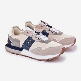 Herren Wildleder-Turnschuhe auf der Big Star RR174471 Hi-Pol-Pole-System-Systemplattform grau 1