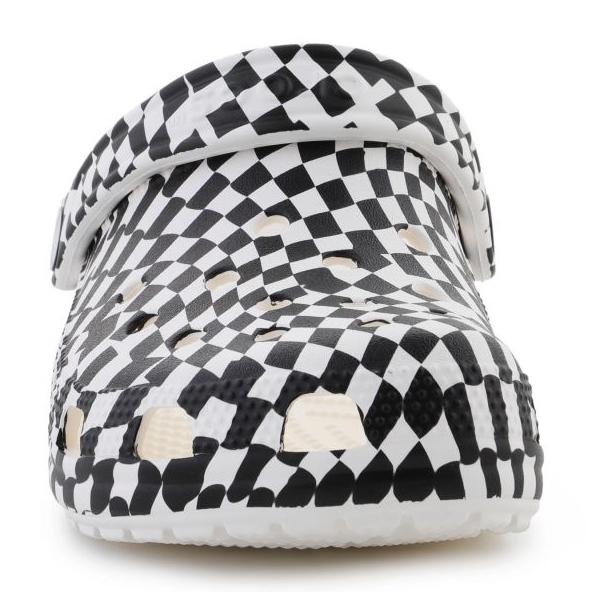 Crocs Classic Warped Checker Clog 211007-103 weiß 2