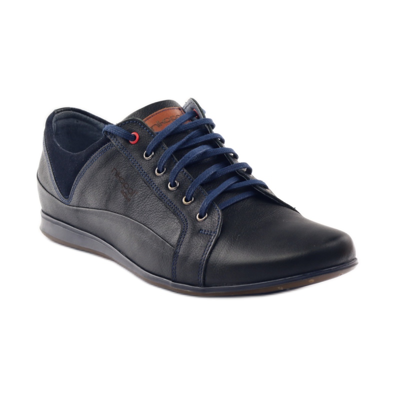 Herren Sportschuhe Nikopol 1568 schwarz marineblau 2