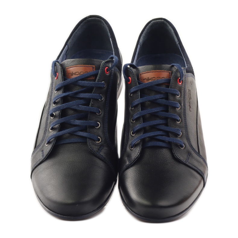 Herren Sportschuhe Nikopol 1568 schwarz navy blau 5