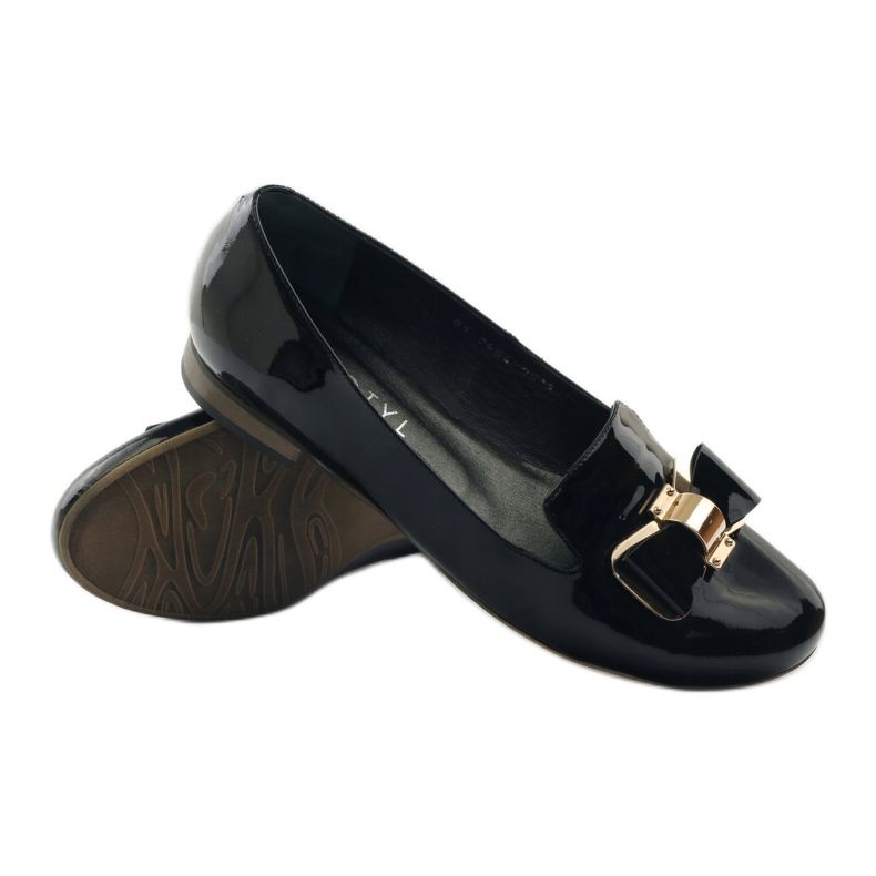 Pumps für Damen Kotyl 3404 Schwarzgold 3